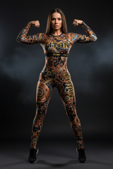 TITAN Women's Steampunk Gear Catsuit — Swag Line