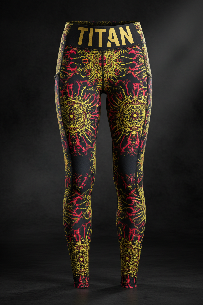TITAN Women's Tibetan Mandala Leggings