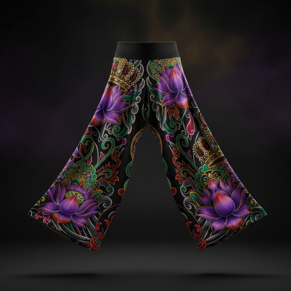 TITAN Women's Wide Leg Yoga Pants - Crown Edition