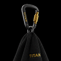 TITAN Workout Towel Hook - Carabiner Clip