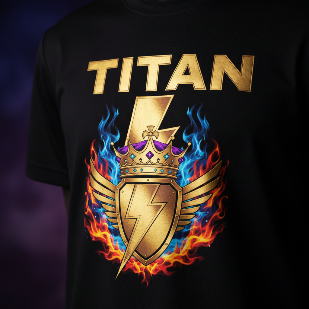 TITAN Youth Training T-Shirt — Detail