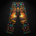TITAN Zapotec Monte Alban Eagle Women's Lounge Pants — Crown Edition