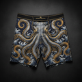 TITAN Men's Swim Trunks — Kraken King Crown Edition