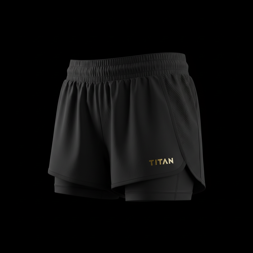 TITAN Women's Running Shorts Built-In Liner